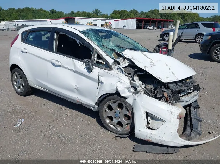 2012 Ford Fiesta Ses VIN: 3FADP4FJ3CM180232 Lot: 40260465