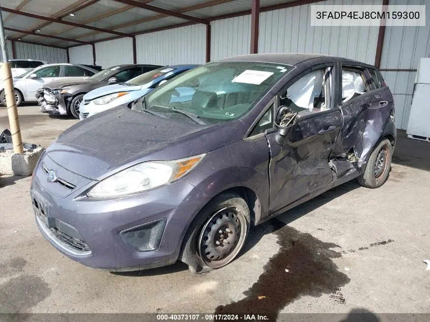 2012 Ford Fiesta Se VIN: 3FADP4EJ8CM159300 Lot: 40373107