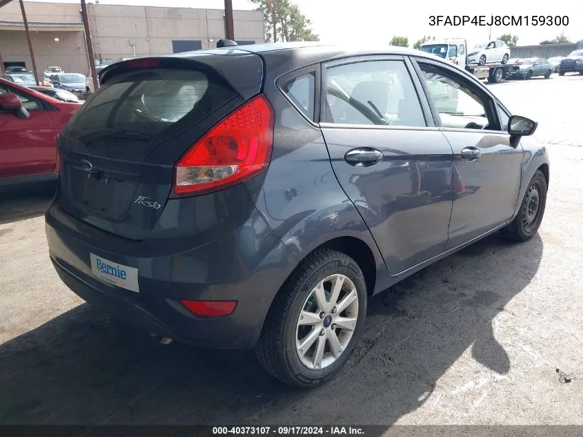 2012 Ford Fiesta Se VIN: 3FADP4EJ8CM159300 Lot: 40373107