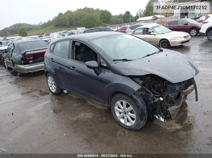 3FADP4EJ1CM170252 2012 Ford Fiesta Se