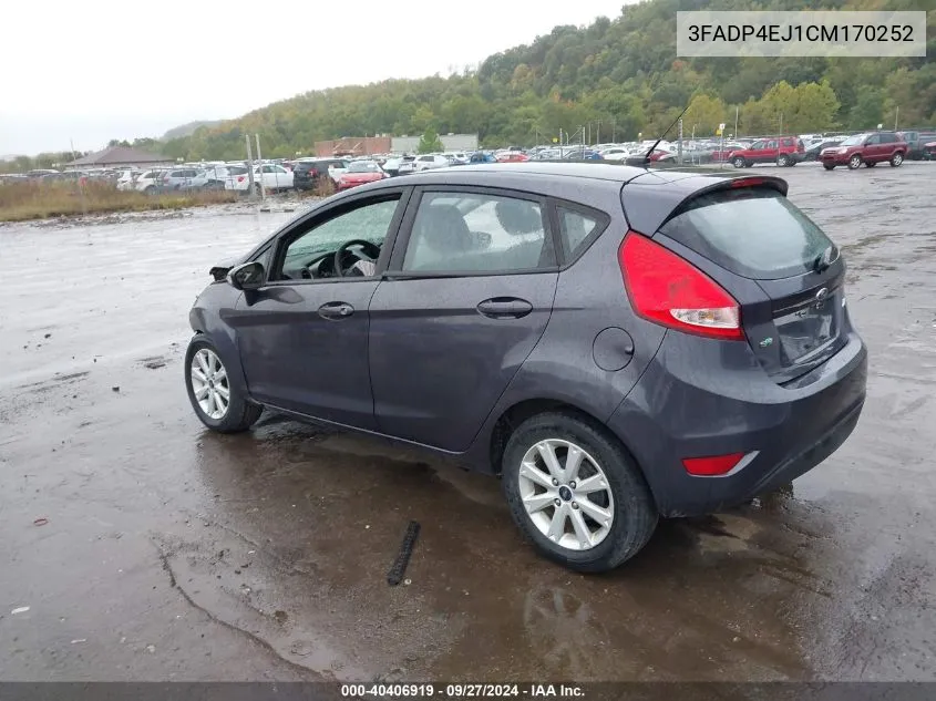 3FADP4EJ1CM170252 2012 Ford Fiesta Se