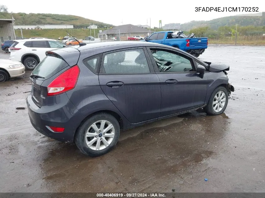 3FADP4EJ1CM170252 2012 Ford Fiesta Se