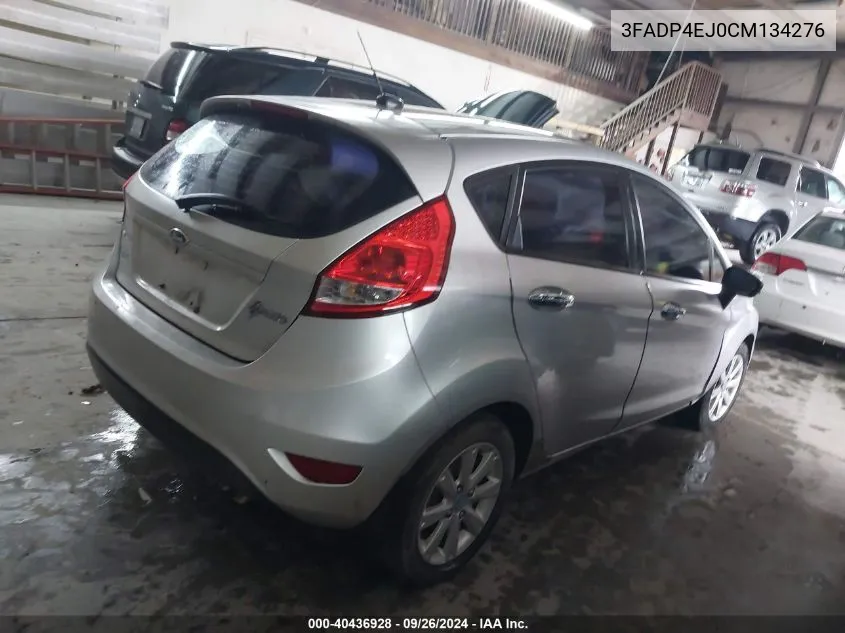 2012 Ford Fiesta Se VIN: 3FADP4EJ0CM134276 Lot: 40436928