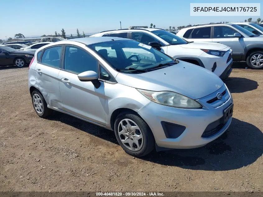 3FADP4EJ4CM176725 2012 Ford Fiesta Se