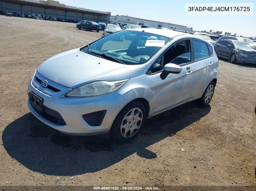 3FADP4EJ4CM176725 2012 Ford Fiesta Se