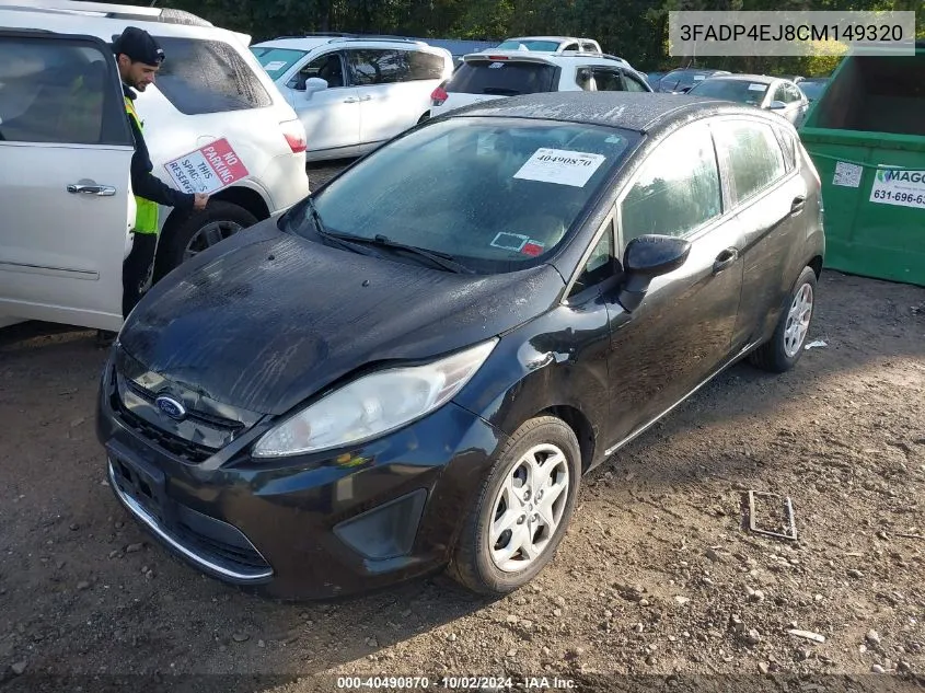 3FADP4EJ8CM149320 2012 Ford Fiesta Se