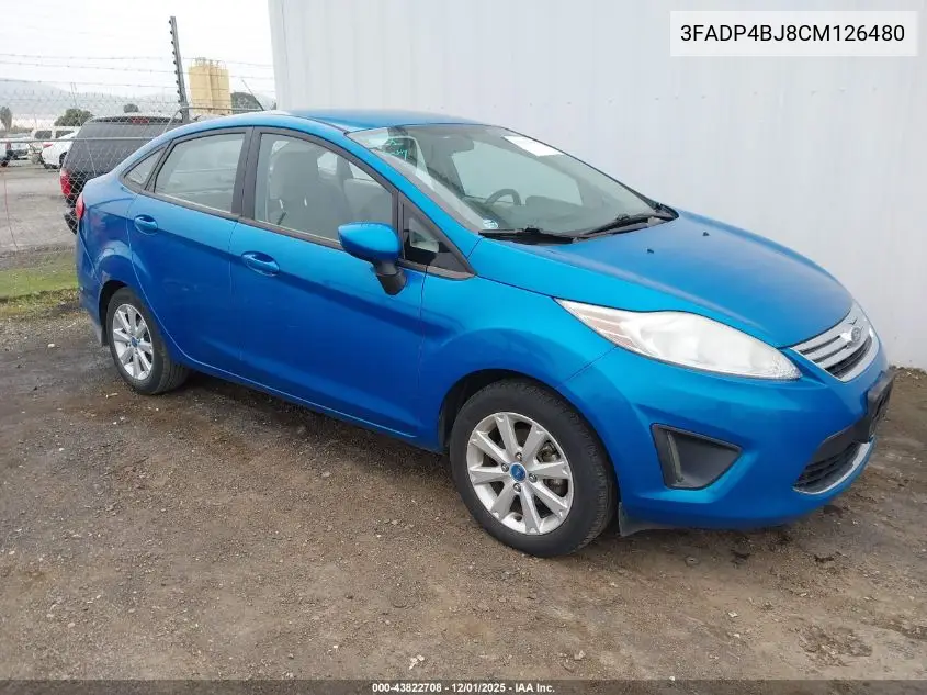 3FADP4BJ8CM126480 2012 Ford Fiesta Se