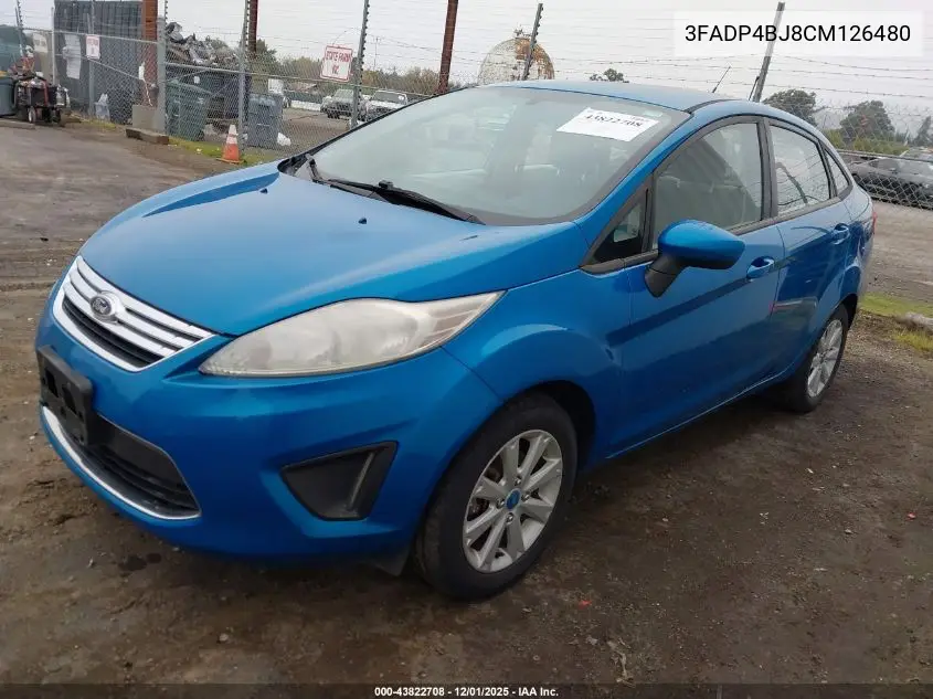 3FADP4BJ8CM126480 2012 Ford Fiesta Se