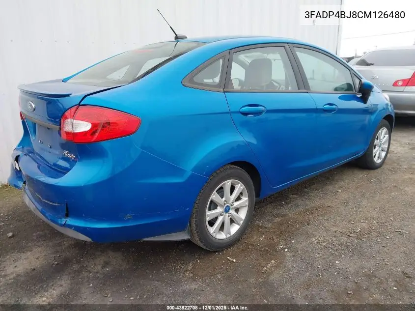3FADP4BJ8CM126480 2012 Ford Fiesta Se