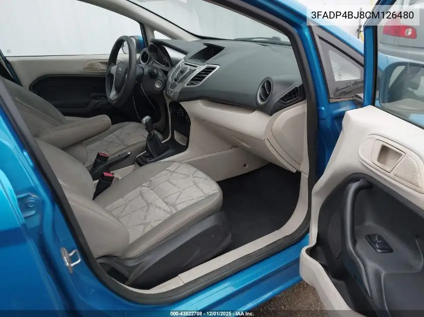 3FADP4BJ8CM126480 2012 Ford Fiesta Se