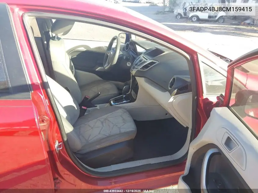 3FADP4BJ8CM159415 2012 Ford Fiesta Se