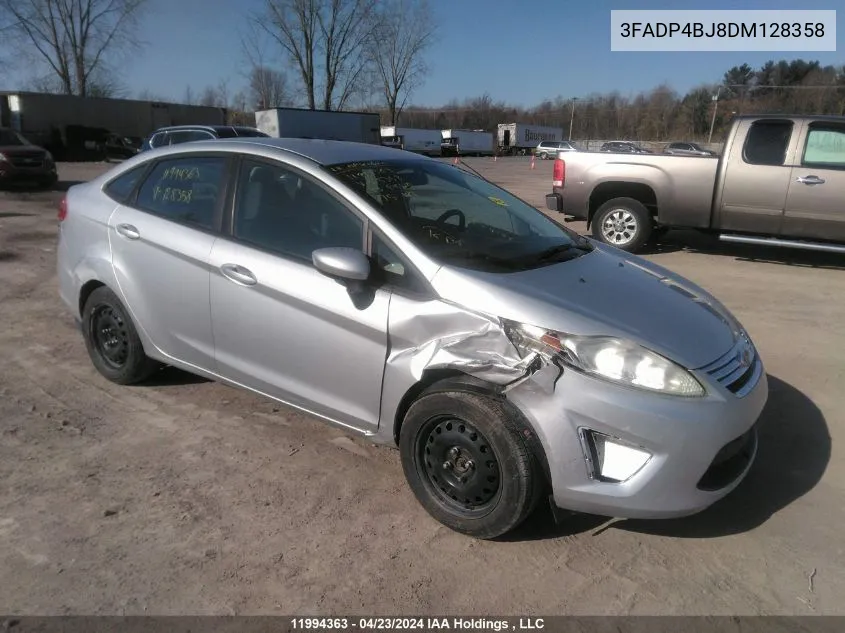 2013 Ford Fiesta Se VIN: 3FADP4BJ8DM128358 Lot: 11994363