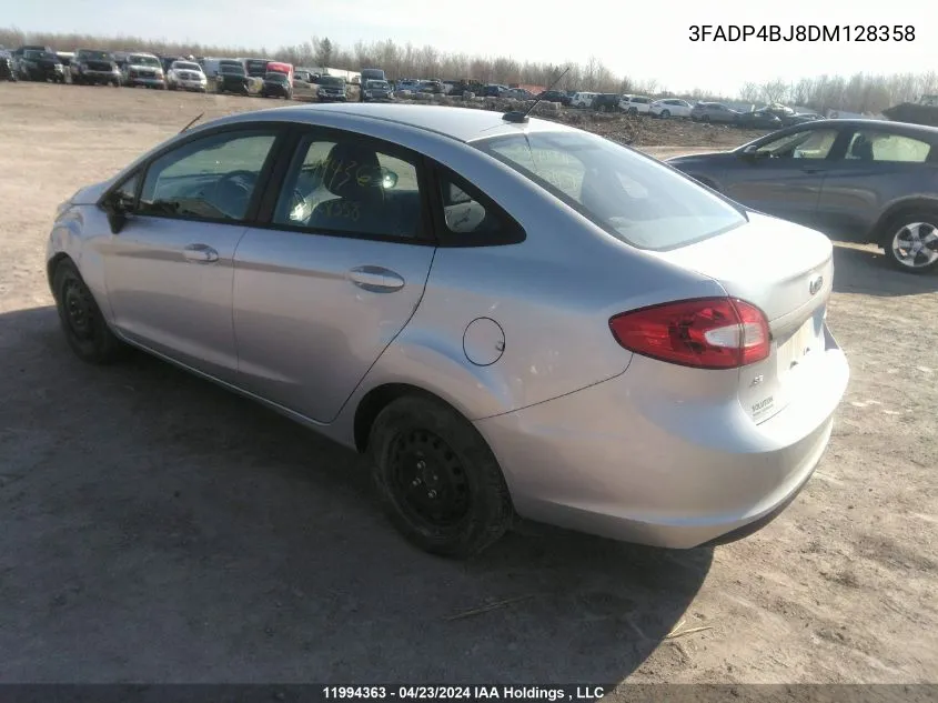 3FADP4BJ8DM128358 2013 Ford Fiesta Se