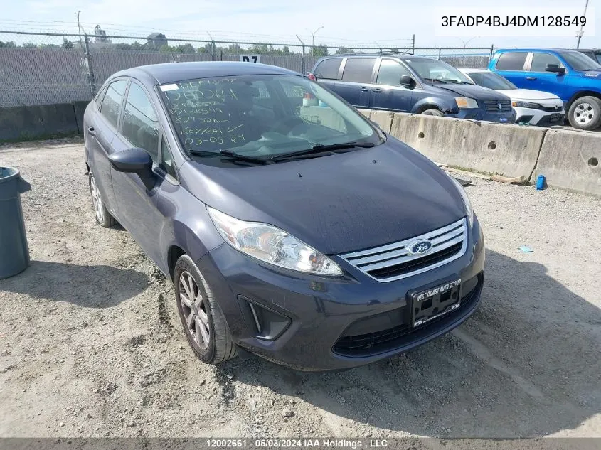 2013 Ford Fiesta Se VIN: 3FADP4BJ4DM128549 Lot: 12002661