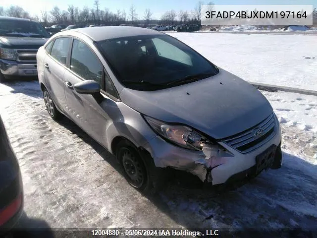 2013 Ford Fiesta Se VIN: 3FADP4BJXDM197164 Lot: 12004880