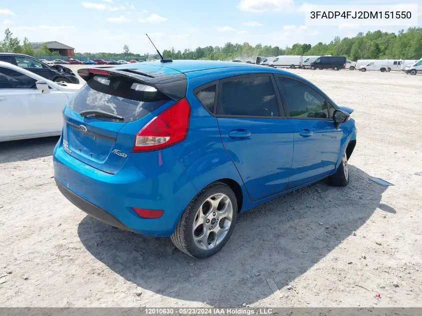 3FADP4FJ2DM151550 2013 Ford Fiesta