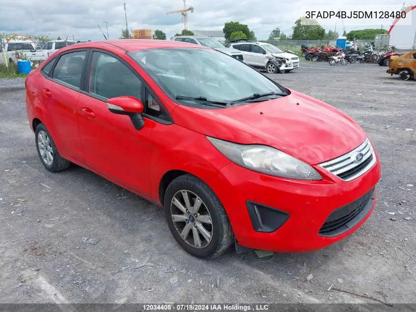 2013 Ford Fiesta Se VIN: 3FADP4BJ5DM128480 Lot: 12034408