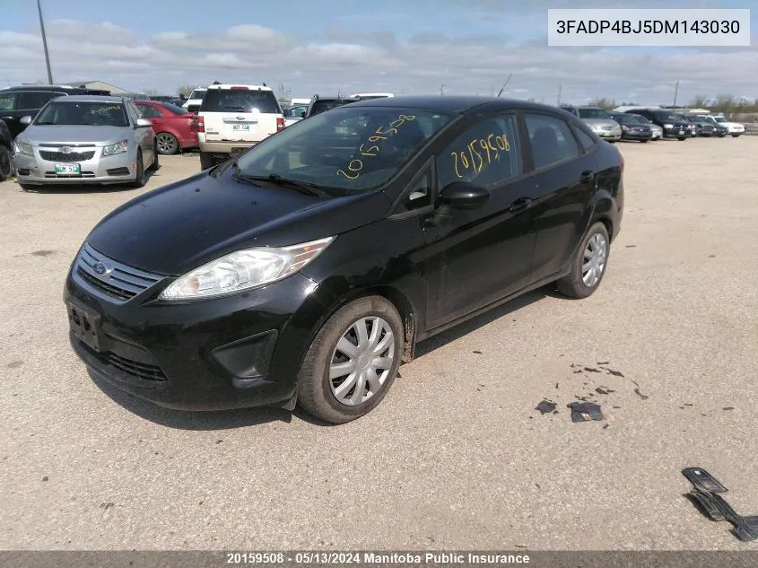 2013 Ford Fiesta Se VIN: 3FADP4BJ5DM143030 Lot: 20159508