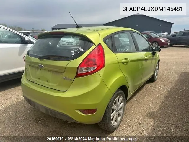 3FADP4EJXDM145481 2013 Ford Fiesta S