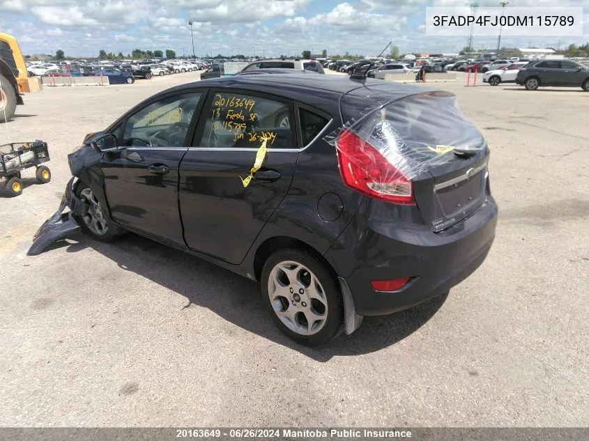 3FADP4FJ0DM115789 2013 Ford Fiesta Se