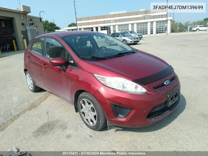 3FADP4EJ7DM139699 2013 Ford Fiesta Se