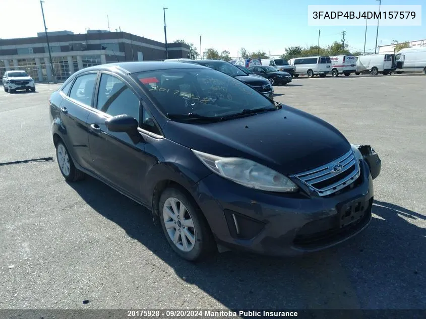 2013 Ford Fiesta Se VIN: 3FADP4BJ4DM157579 Lot: 20175928