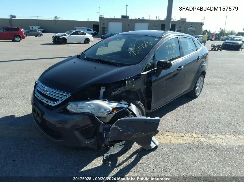 2013 Ford Fiesta Se VIN: 3FADP4BJ4DM157579 Lot: 20175928