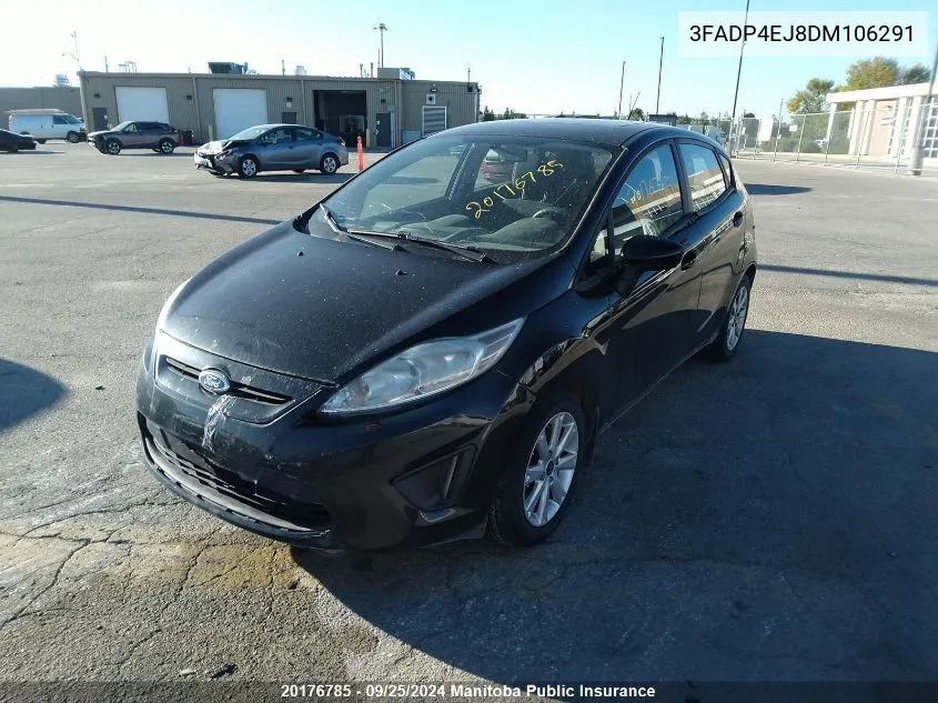 2013 Ford Fiesta Se VIN: 3FADP4EJ8DM106291 Lot: 20176785