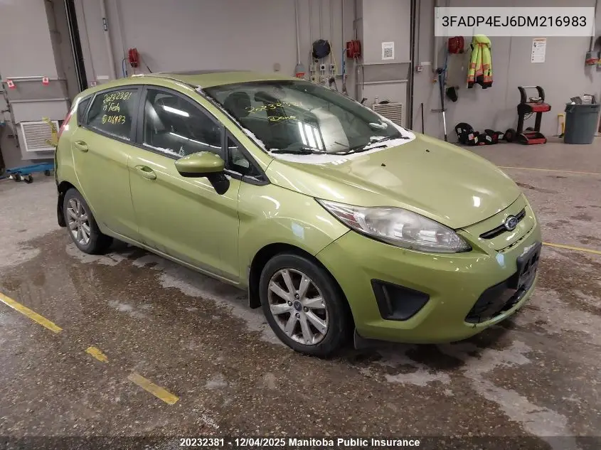 3FADP4EJ6DM216983 2013 Ford Fiesta Se