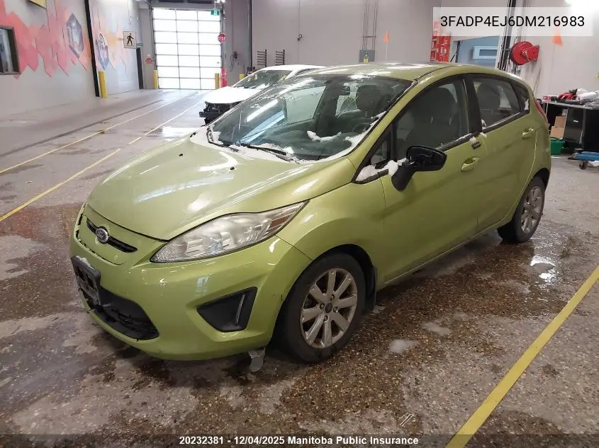 3FADP4EJ6DM216983 2013 Ford Fiesta Se