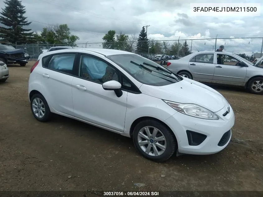 2013 Ford Fiesta Se VIN: 3FADP4EJ1DM211500 Lot: 30037056