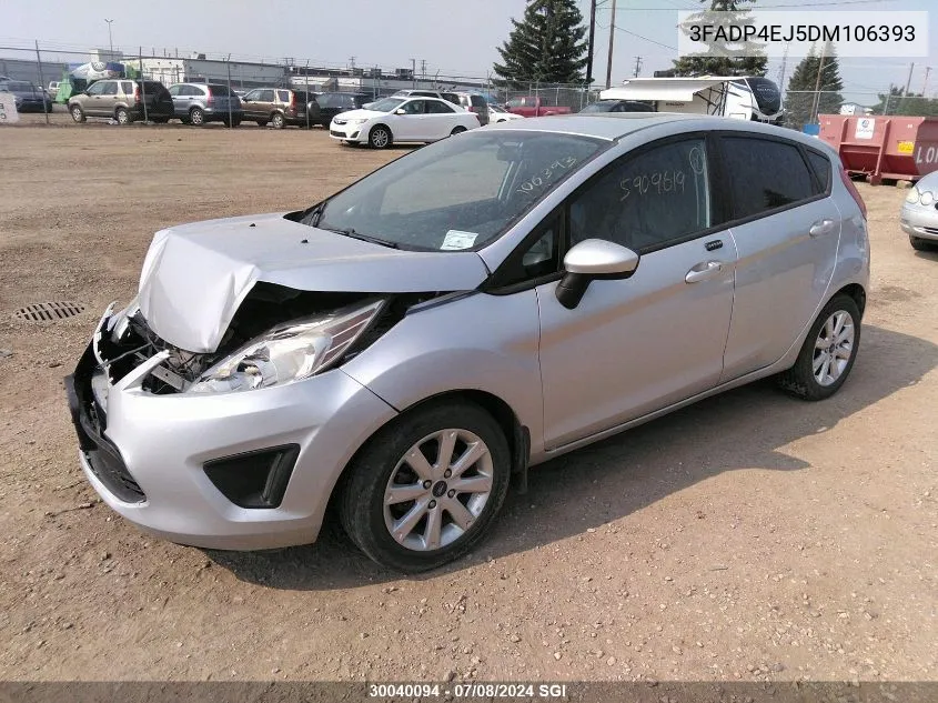 2013 Ford Fiesta Se VIN: 3FADP4EJ5DM106393 Lot: 30040094