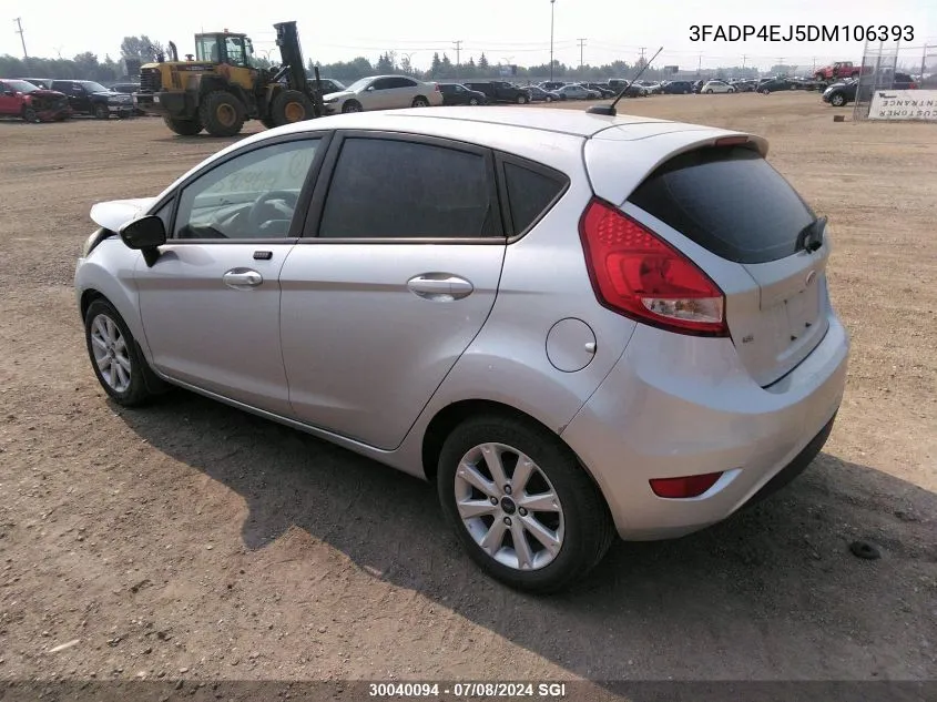 2013 Ford Fiesta Se VIN: 3FADP4EJ5DM106393 Lot: 30040094