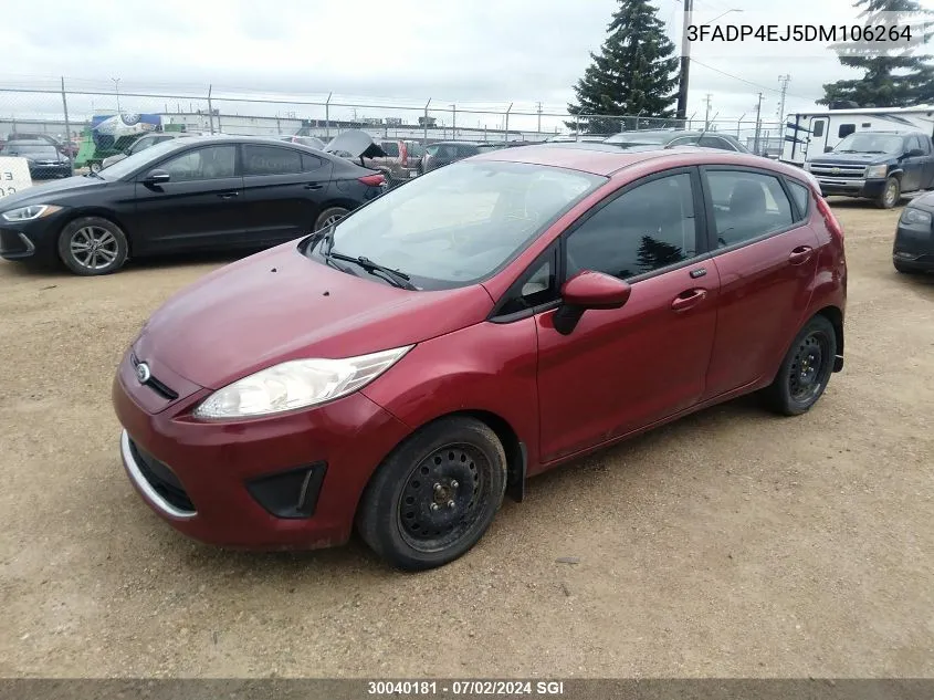 2013 Ford Fiesta Se VIN: 3FADP4EJ5DM106264 Lot: 30040181