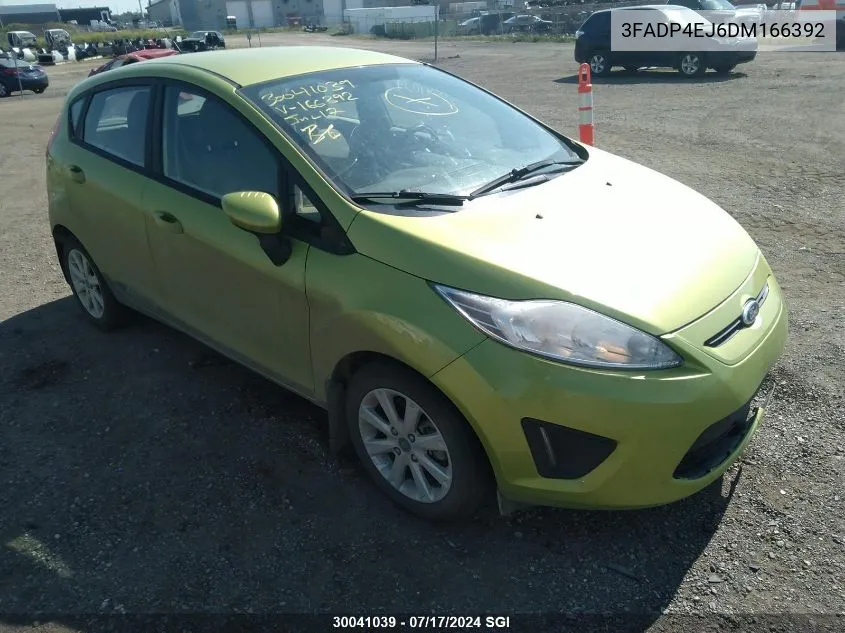 2013 Ford Fiesta Se VIN: 3FADP4EJ6DM166392 Lot: 30041039