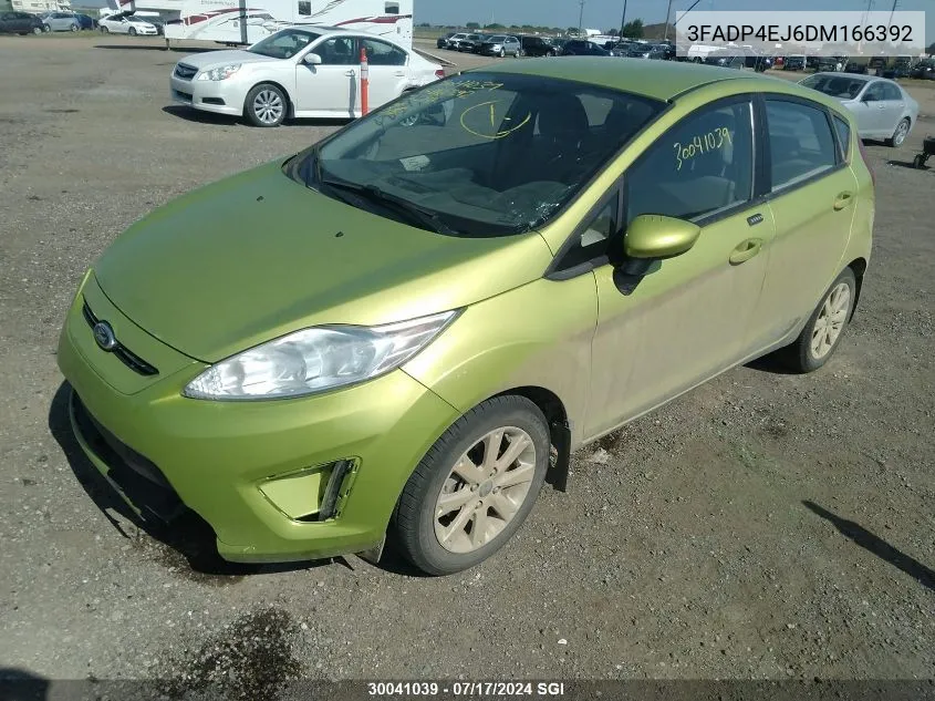 2013 Ford Fiesta Se VIN: 3FADP4EJ6DM166392 Lot: 30041039