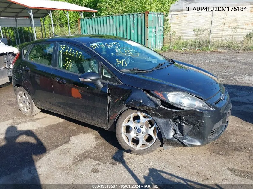 2013 Ford Fiesta Titanium VIN: 3FADP4FJ2DM175184 Lot: 39318597