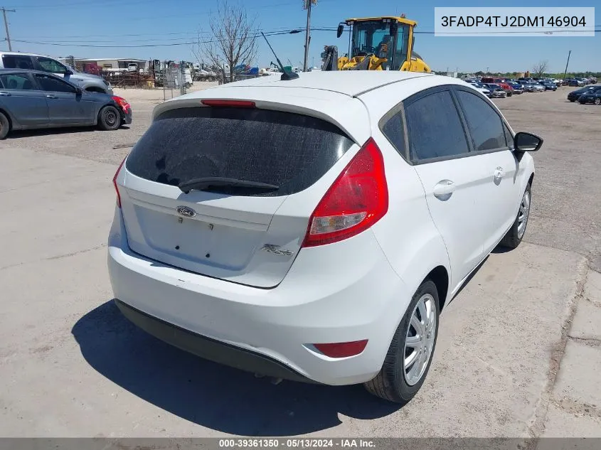 2013 Ford Fiesta S VIN: 3FADP4TJ2DM146904 Lot: 39361350