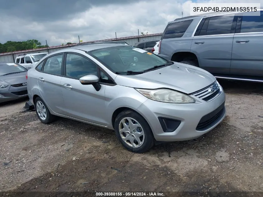 2013 Ford Fiesta Se VIN: 3FADP4BJ2DM153515 Lot: 39388155