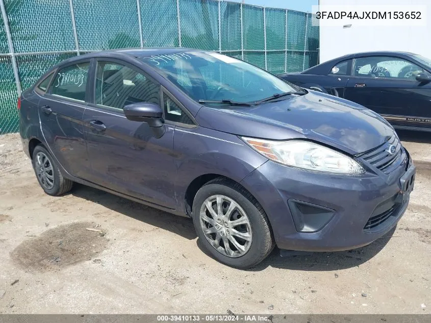 2013 Ford Fiesta S VIN: 3FADP4AJXDM153652 Lot: 39410133