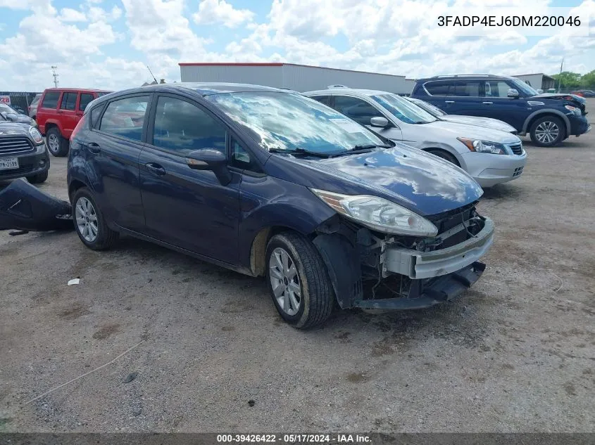 2013 Ford Fiesta Se VIN: 3FADP4EJ6DM220046 Lot: 39426422