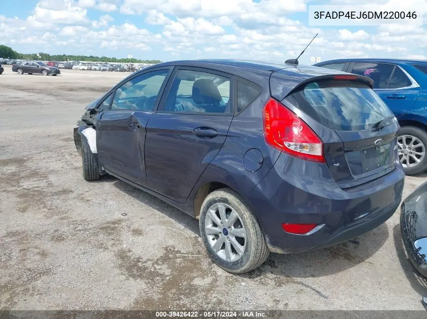 3FADP4EJ6DM220046 2013 Ford Fiesta Se