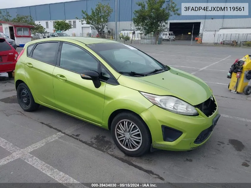 2013 Ford Fiesta Se VIN: 3FADP4EJXDM119561 Lot: 39434030