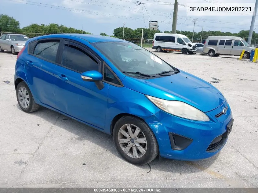 2013 Ford Fiesta Se VIN: 3FADP4EJ0DM202271 Lot: 39450363