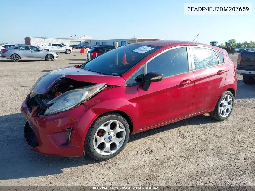 2013 Ford Fiesta Se VIN: 3FADP4EJ7DM207659 Lot: 39454621