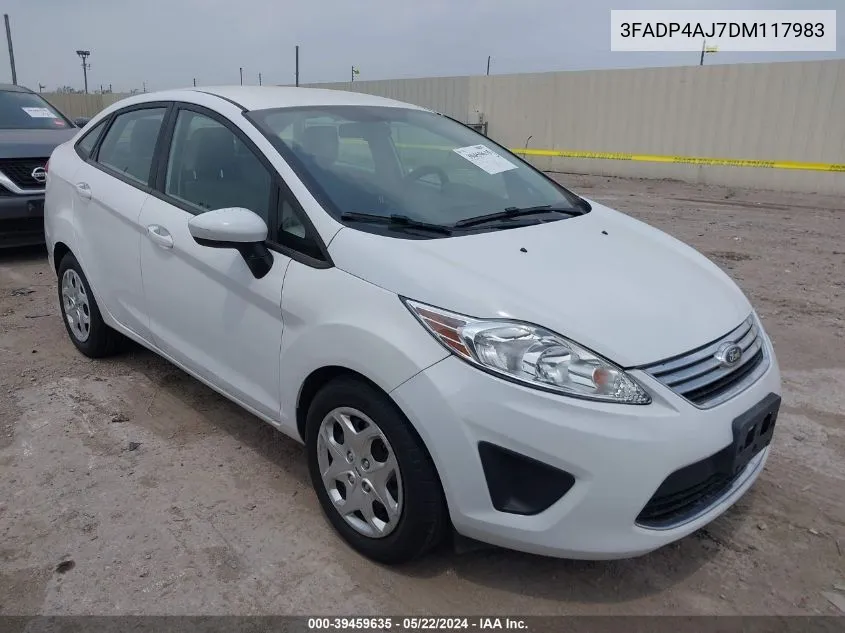 3FADP4AJ7DM117983 2013 Ford Fiesta S