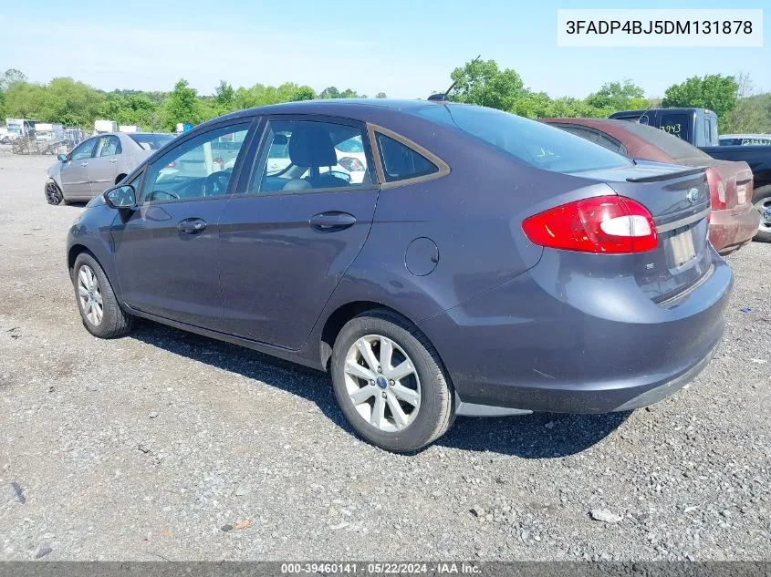 2013 Ford Fiesta Se VIN: 3FADP4BJ5DM131878 Lot: 39460141