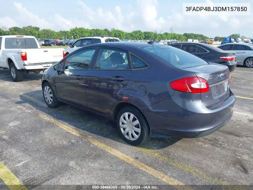 2013 Ford Fiesta Se VIN: 3FADP4BJ3DM157850 Lot: 39466385