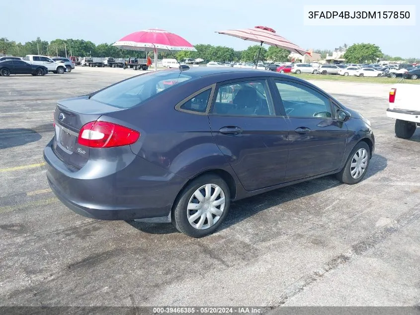 2013 Ford Fiesta Se VIN: 3FADP4BJ3DM157850 Lot: 39466385