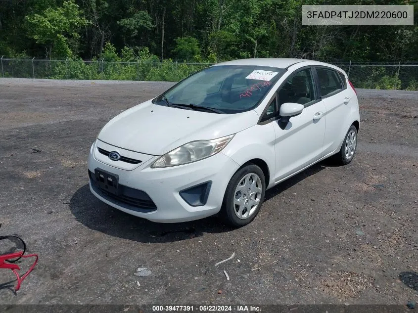 2013 Ford Fiesta S VIN: 3FADP4TJ2DM220600 Lot: 39477391